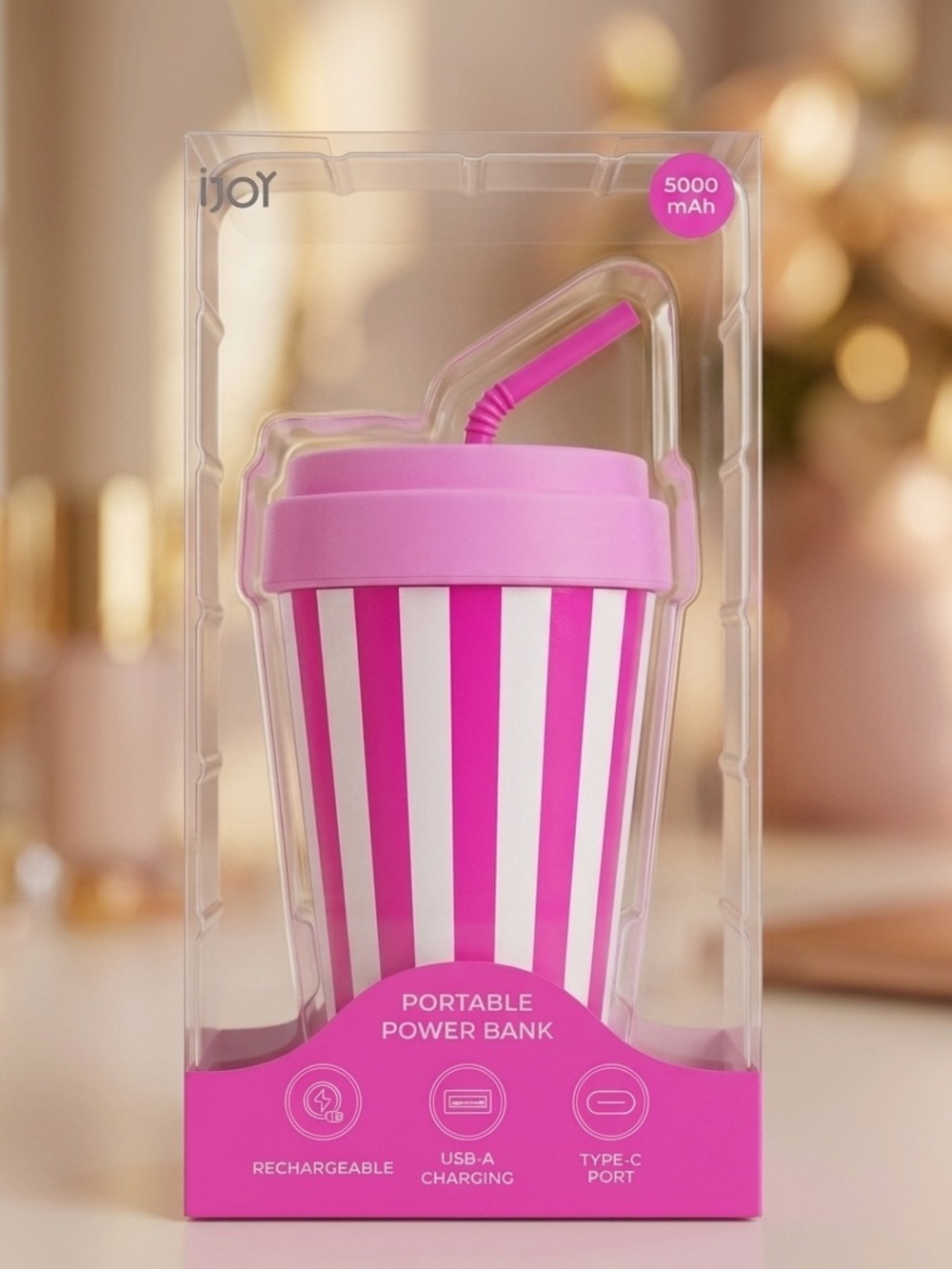 iJoy Cute Tumbler Portable Power Bank